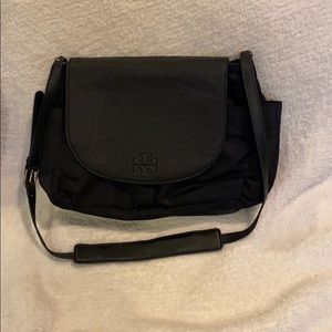 Tory Burch Leather and Nylon Diaper Bag